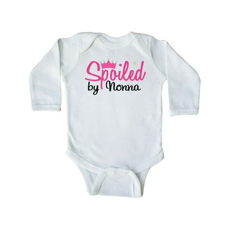 

Inktastic Spoiled By Nonna Gift Baby Girl Long Sleeve Bodysuit