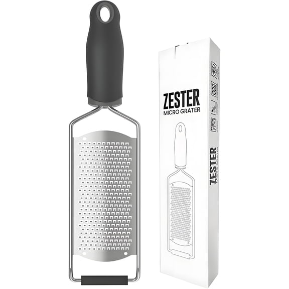 Cheese Grater, Lemon Zester, Fine Cheese Grater with Handle, Width 2.5 inch