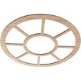 thumbnail image 2 of 26"OD x 9 1/2"ID x 1/4"T Grace Wood Fretwork Pierced Ceiling Medallion, Alder, 2 of 3