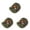 Brown 3PCS, variant on Pet Cat Mice Game Intelligence Toy Bell Tent With 9 Hole Cat Playing Tunnel