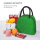 thumbnail image 5 of Easygdp Green Sparkling Shiny Bolsa de Almuerzo Insulada Grande, Forro de Aluminio, Diseño Espacioso, a Prueba de Fugas, Ideal para Trabajo, Picnics, Viajes y Actividades al Aire Libre, 5 of 6