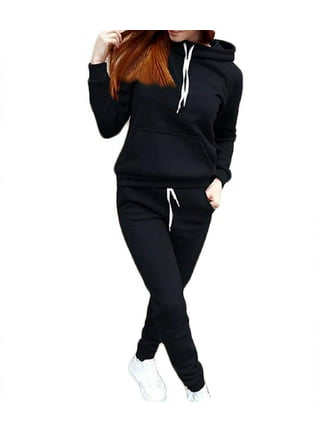 Sweatsuits Set for Women 2 Piece Jogging Outfits Long Sleeve Hoodie  Sweatshirt Sweatpants Tracksuit Fall Winter Clothes Women Clothes