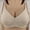 Beige, variant on SROBPTY Womens Bras, Wireless Solid Push Up Comfortable Breathable Bra Underwear Beige