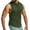 Army Green, variant on JTieacloth Top Hanger Male Sports Vest Men's Mesh Breathable Fitness Vest Sweaty Running Hooded Basketball Vest