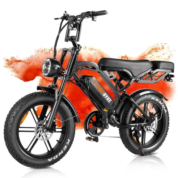 Tamobyke V20Pro Electric Bike for Adults,1500W 32mph 48V 18.2AH E-Moutain Bike, 20" Fat Tire Electric Bicycle Full Suspension UL2849