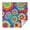 Colorful Rainbow Tie, variant on Colorful Tie Dye Petal Mandala Pattern Square Tablecloth,Waterproof Square Table Cover,Wipeable Spillproof Washable Table Cover for Home Kitchen Party Decor 42"X42"(107x107cm)