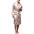 thumbnail image 1 of GHSDFBB Menu2019s Lightweight Satin Sleep Robe Kimono Gown, Bathrobe for Men Long Style, 1 of 3