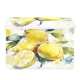thumbnail image 2 of Large Fliplid Foldable Storage Bin Boxes Cubes Baskets with 2 Handles for Clothes Books 16.5x12.6x11.8 Inch Watercolor Lemon, 2 of 7