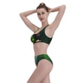 thumbnail image 5 of Vsdgher Womens High Waisted Bikini Sets Two Piece Swimsuit St. Patrick's Day4 Print Tummy Control Bathing Suit-Medium, 5 of 8