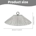 thumbnail image 4 of Clear Bird Feeder Rain Guard with Adjustable Clasp for Outdoor Protection and Dry Seed, 4 of 7