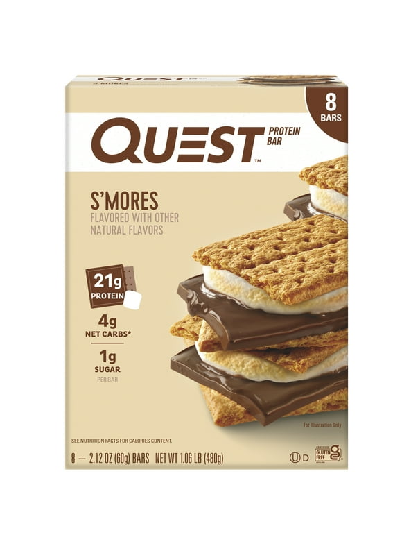 Quest S'mores Protein Bar 8PK