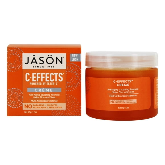 JASON Natural Products - Crème Anti-Âge C-Effects Alimentée par Ester-C - 2 oz.