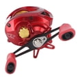 thumbnail image 1 of Moulinet de Pêche, Roue de Lancer Baitcasting 17 et 1BB Roulement Métal Stable Récupération en Douceur pour Rivière Main Gauche, Main Droite, 1 of 7