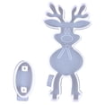 thumbnail image 5 of BESTYASH silicone resin molds crystal Christmas Deer Ornament Mold Transparent 1Pcs for Epoxy Resin Casting, 5 of 8