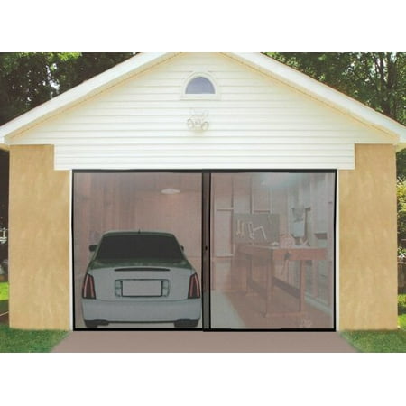 Instant Garage Screen Door - Secure & Keeps Out Insects and Pests