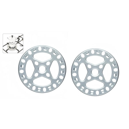 i Kito 4.5" Gas Ring Reducer, Espresso Coffee Pot Trivets Universal Stove Accessories 2pack Sliver
