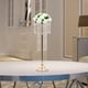 thumbnail image 3 of Expositor floral de cristal para centros de mesa, soporte para flores, contenedor 20x58CM, 3 of 9
