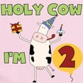 thumbnail image 2 of CafePress - Holy Cow I'm 2 Infant Bodysuit - Baby Light Bodysuit, Size Newborn - 24 Months, 2 of 4