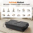 thumbnail image 3 of RIORUN Vibration Plate Exercise Machine with 300 Speeds and 150w, 460 lbs,Black, 3 of 7
