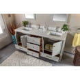 thumbnail image 5 of Adorn Vanity Nera Collection 72'' Gray Bathroom Vanity with Quartz Countertop, Mirror & Sink, 5 of 9