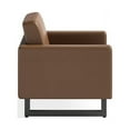 thumbnail image 4 of Safco Mirella Adult Lounge Chair, Brown with Black Metal Legs, 4 of 5