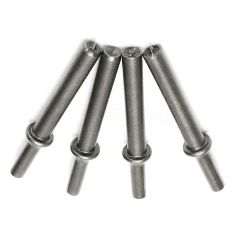 4-5/8" Long Coupped Bit For Pneumatic Bits 4Pcs Steel Air Rivet Hammer Sets 