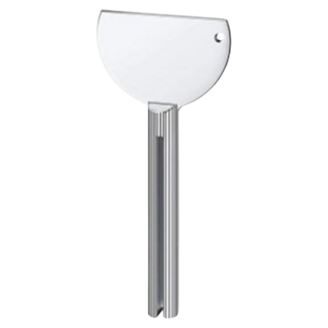 GZQJFMY Toothpaste Squeezer,1pcs Metal Tube Squeezer Key Stainless Steel Toothpaste Roller Tube Wringer for Paint,Cream,Cosmetic and Hair Dye(semi-arc)