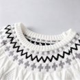 thumbnail image 5 of Iyufng Mens Sweaters and Pullovers Fair Isle Geometric Pattern Winter Knit Tops, 5 of 8