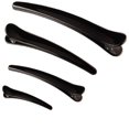 thumbnail image 4 of Negro, 12 piezas, 12 cm, pinzas para el cabello profesionales para corte de peinado, pinzas para el cabello antideslizantes sin marca de pato, pinzas para cortar el cabello para peluquería, 4 of 5
