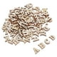 thumbnail image 1 of FELTECHELECTR 100 letras de madera para manualidades, letras del alfabeto de madera sin terminar, juguete de aprendizaje para niños, desarrollo de la motricidad fina, 15 mm, 1 of 4
