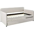 thumbnail image 3 of ACME Jagger Daybed & Trundle (Twin Size) in Fog Fabric 39190, 3 of 9