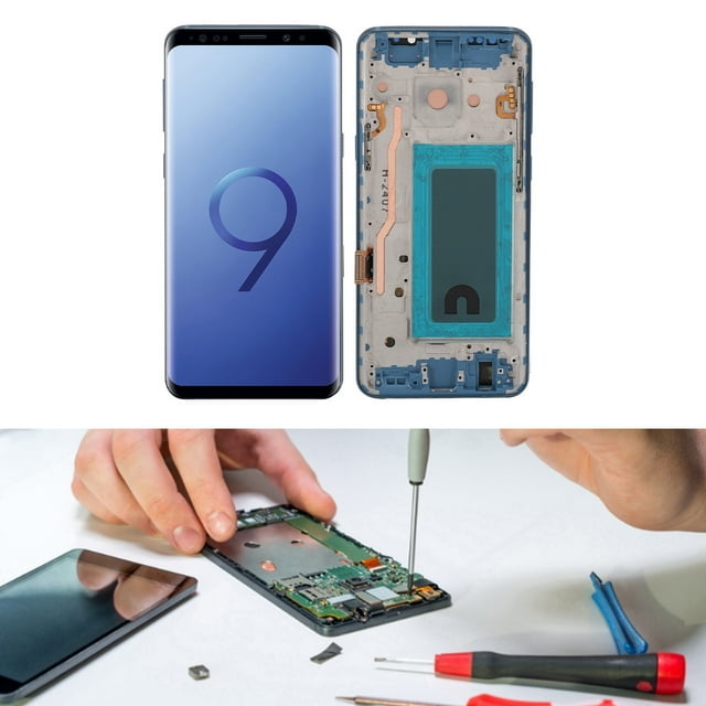 Mgaxyff Galaxy S9 AMOLED Screen Replacement 5.8 Inch Pack With Tools