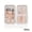 Rose Gold 7pcs, variant on 7/10/12/15/18PCS Nail Clippers Set Stainless Steel Manicure Kit Professional Nail Scissors Cuticle Trimmer with Travel Case