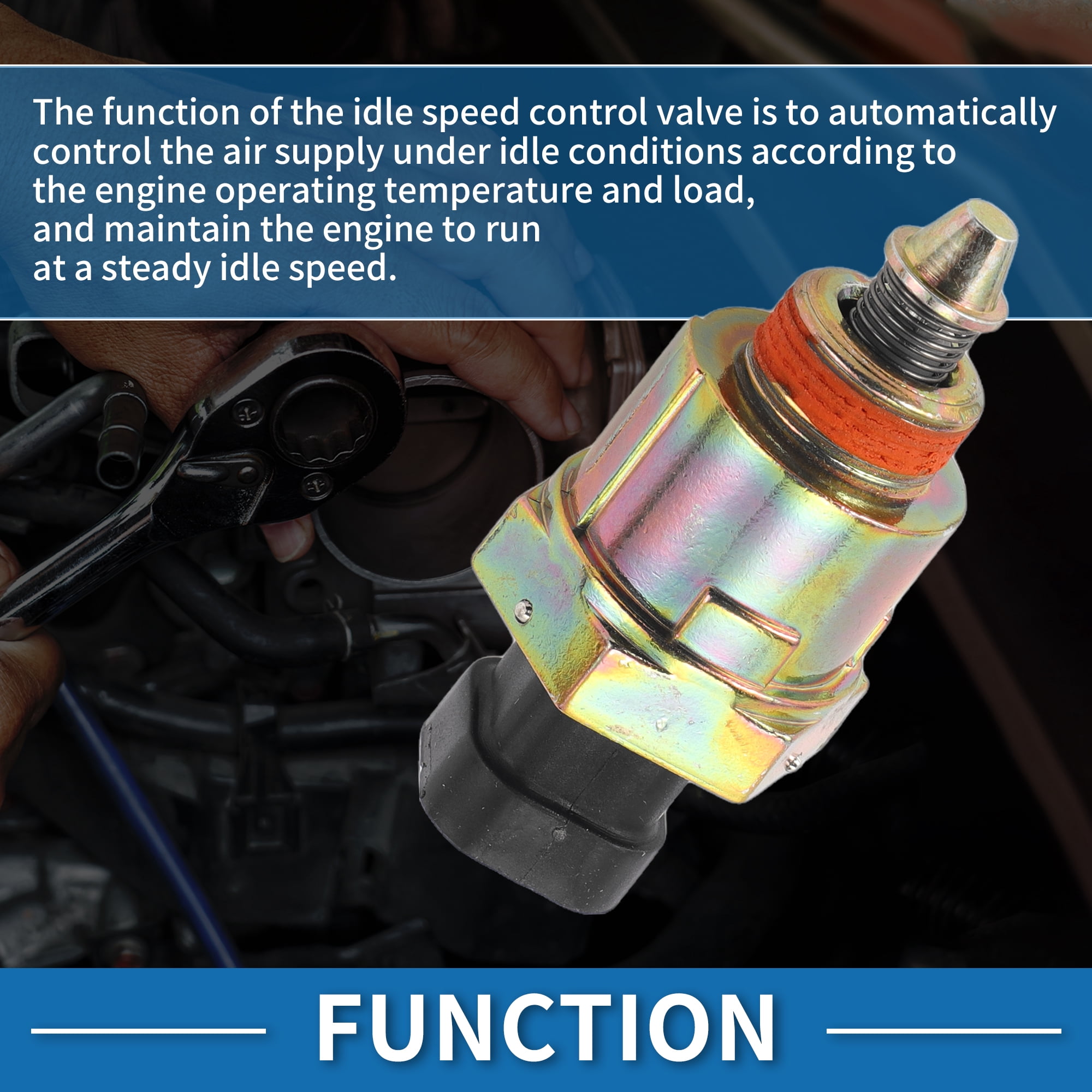 Unique Bargains Car Idle Air Control Valve for Chevrolet Corvette 1982-1984, Camaro