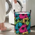 thumbnail image 4 of Colorful Tree Laundry Basket, Laundry Hamper Waterproof Laundry Bag Clothes Hamper Laundry Bin with Handles for Bedroom, Living Room, Kids Room-#, 4 of 5