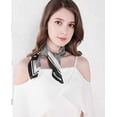 thumbnail image 3 of Hair Scarf for Women Fashion Silky Satin Headscarf Wrap Breathable Lightweight Neck Scarves For Handbag Accessories Silk Long Mulberry Scarf, 3 of 6