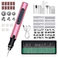 thumbnail image 1 of JENABOM Kit de Bolígrafo de Grabado Rosa 83 en 1, Bolígrafo de Grabado, Herramienta Rotativa Inalámbrica, Recargable por USB, para Joyería, Madera, Pulido de Metal y Piedra, Bricolaje, 1 of 10