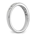 thumbnail image 6 of 14K White Gold Diamond, Lab Grown Round Ring Band Diamond VS SI, D E F, 1 2ct Channel , Size 6, 6 of 6