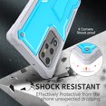 thumbnail image 5 of FITO For Samsung Galaxy S22 Ultra Case, Full-Body Phone Case with Kickstand (Blue), 5 of 8