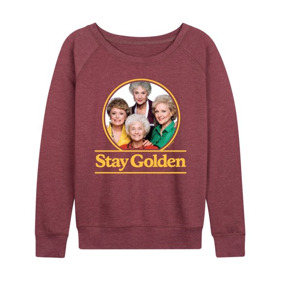 Golden Girls - Stay Golden Group - Women's Lightweight French Terry Long Sleeve Shirt