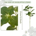 thumbnail image 3 of ABPETE 12pcs Artificial Mint Plant, Faux Greenery Plastic Houseplant Faux Stems Greenery for Garden Patio Planter Pathway Porch Kitchen Window Decor, 3 of 7
