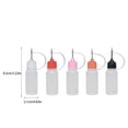 thumbnail image 3 of Baohd 10pcs 10ml Plastic Empty Oil Dropper Bottle with Steel Needle Drip Tip for Liquids Random Color, 3 of 8
