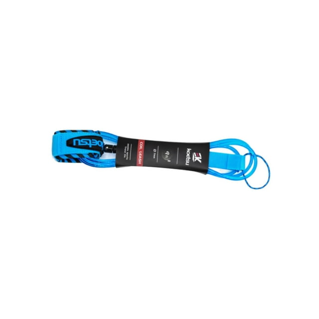 Langgg Surfboard Ankle Leash Supplies Cuff Rope for Paddle Skimboard Boards Outdoor Blue 9ft Length
