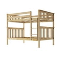 thumbnail image 3 of Plank+Beam Solid Wood Classic Full over Full Bunk Bed Bed, Natural, 3 of 9