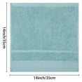 thumbnail image 7 of REGALWOVEN 6 Pack Cotton Washcloths for Face, Waffle Face Towels, Multi-Purpose Wash Cloths for Bathroom Green 14" x 14", 7 of 7