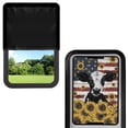 thumbnail image 2 of Yuyamidu Cow RV Door Shade Window Cover American Falg RV Door Window UV Protection Cover Sunflower Side Door Window Shade Cover Camper Door Windows Sunshade, 2 of 7