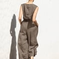 thumbnail image 5 of Kureaily Women Spring And Summer Solid Color Sleeveless Trousers Women's Casual Loose Type Jumpsuit Features: Women Lightweight Jumpsuit, 5 of 5