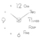 thumbnail image 3 of Pegatina de espejo de reloj de pared casera sin marco - Reloj silencioso silencioso de 12" sin tic-tac para decoración del hogar y oficina, esfera autoadhesiva de acero inoxidable con números de, 3 of 5