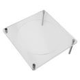 thumbnail image 4 of Acrylic CD Stand Rack Desktop Standing CD Stand Rack Blank Display Holder for DIY Crafting, 4 of 6
