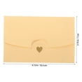 thumbnail image 4 of YSNOOWE 20Pcs Yellow Paper Envelopes for Invitations with Smooth Texture Decorative Compact Card Envelopes, 4 of 4